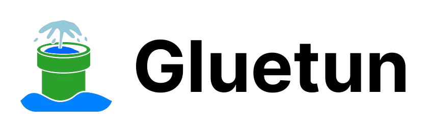 Gluetun logo and wordmark